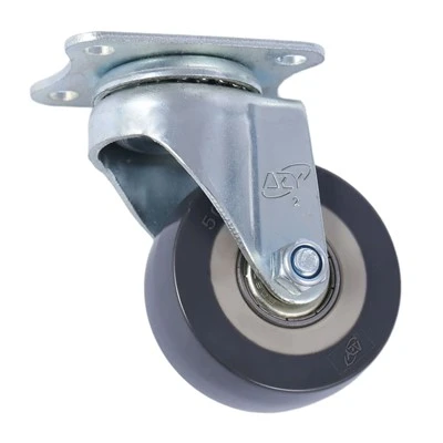 Casters PU Dualgas Éadrom 50kgs