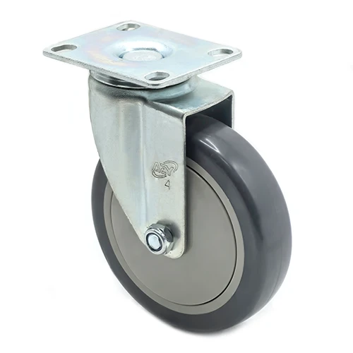 Casters 4 orlach le haghaidh cart rubair